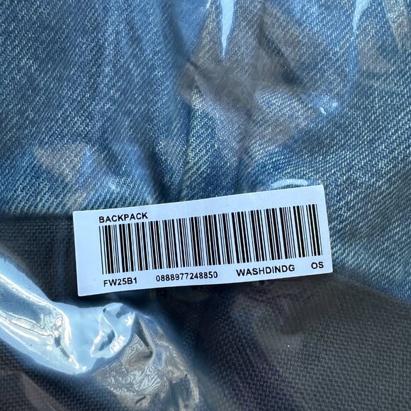 SOLD OUT authentic SUPREME FW25 ‘Washed Indigo’ DENIM BACKPACK OS - Picture 9 of 11